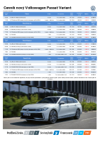 Volkswagen Passat - Cennik 01-2024-2